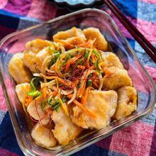 3:2:1の黄金比
揚げない！【鶏むね肉の南蛮漬け】