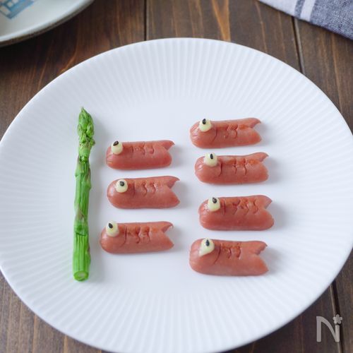 子どもが喜ぶ!鯉のぼりウインナー