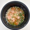 炊飯器におまかせ『炊き込みガーリックエビピラフ』の工程2