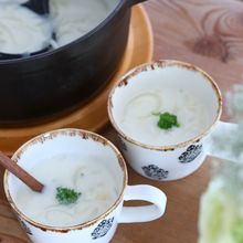 食材1つ！とろとろ新玉ねぎミルクスープ