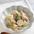 鶏肉と里芋のクリーム煮