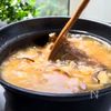 疲れた日に！にらの春雨スープの工程3