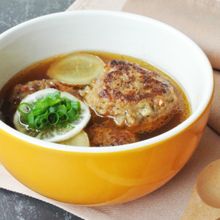 根菜つくねのぽかぽか生姜スープ