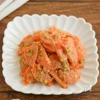 パパッともう一品！にんじんのごま味噌和え