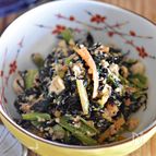 小松菜とひじきのカラダにやさしい炒り豆腐【作り置き】