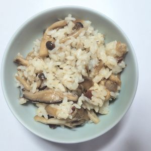 ふうかの作ってみた!投稿(【たっぷりきのこと油揚げの混ぜご飯】)