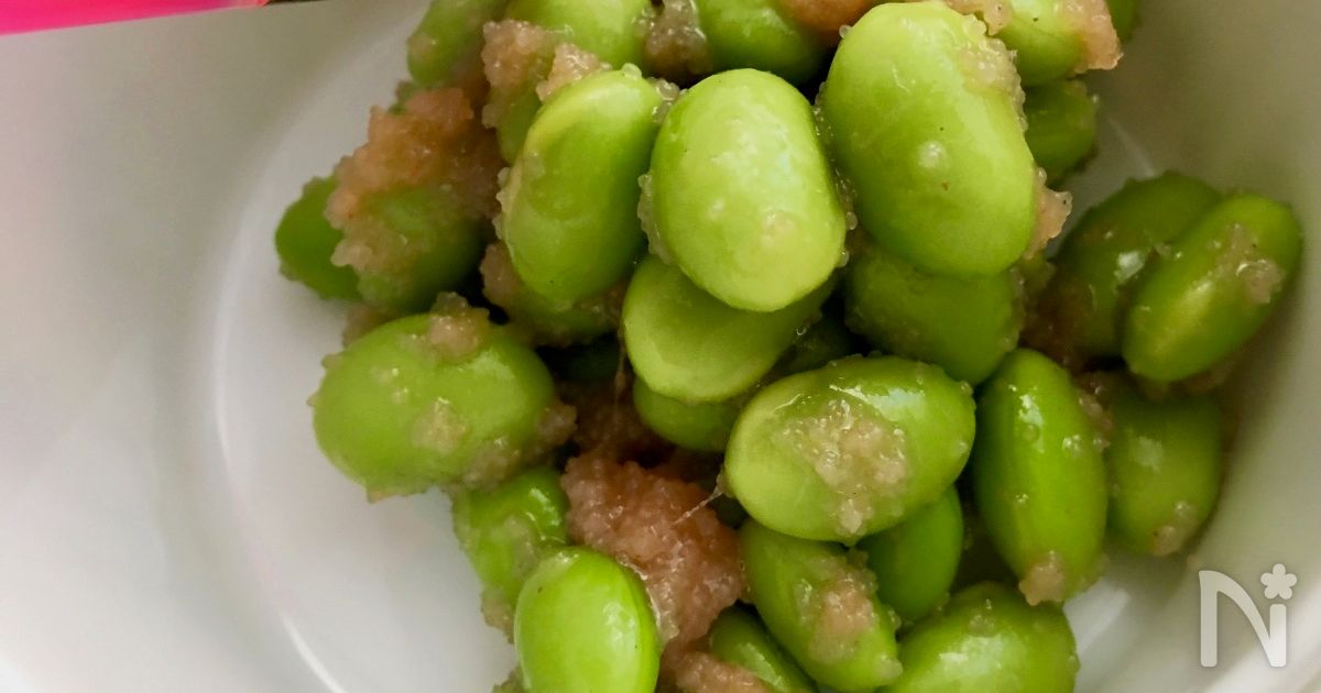 簡単！明太子と枝豆の梅昆布茶マリネ