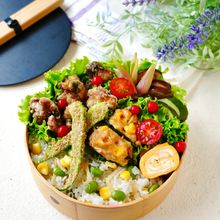低糖質のとうもろこしご飯弁当