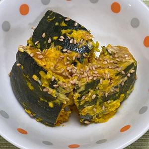キャピタンの作ってみた!投稿(【かぼちゃのおかかマヨサラダ】かぼちゃの甘さ引き立つ♪)