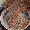 頬張る美味しさ♡鶏そぼろとごぼうの混ぜご飯の工程3