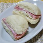 ハム多め推奨「白パンでもっちりハムサンド」