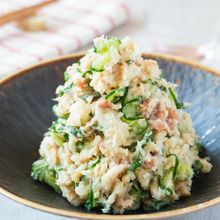 ハマる!【丸ごと長芋のさっぱり梅しそサラダ】