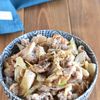 【豚こまと長ネギの塩だれ丼】ごはんが進む簡単どんぶり!