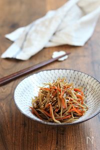 【基本の和食】我が家のきんぴらごぼう