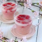 レンジで簡単！【いちご甘酒】さくら色かわいい