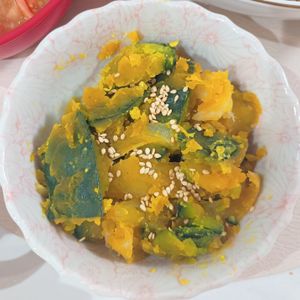 milkの作ってみた!投稿(レンジで10分《バリ旨♡かぼちゃと新玉の煮物》)