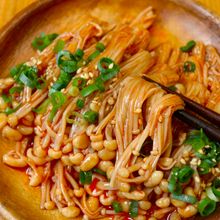 レンジで5分！【ヤンニョムえのき】やみつき甘辛味♩
