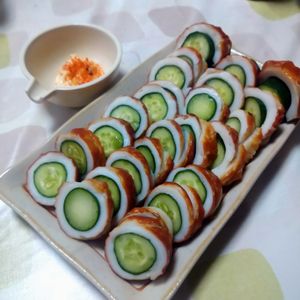 うたかた1299969の作ってみた!投稿(お家居酒屋＊丸ごときゅうりのちくきゅう)