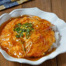 【子どもが喜ぶ♡︎チーズとろける和風だし天津飯】