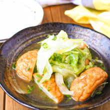 魚河岸あげのレタス煮