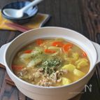 豚こま柔らか！新玉ねぎたっぷり！＊とろみカレー鍋＊
