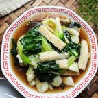 青梗菜といかの《とろ～りあんかけ》中華炒め