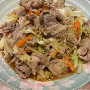くだもの大好き🧡の作ってみた!投稿(夫が大絶賛した定食屋さんの野菜炒め)