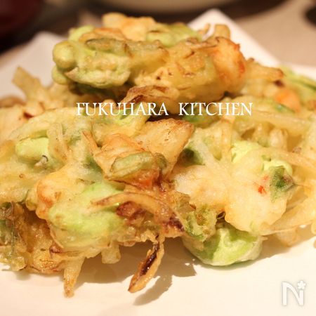 そら豆と新玉ねぎと海老のかき揚げ By 福原ゆり レシピサイト Nadia ナディア プロの料理家のおいしいレシピ