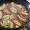 [鶏とねぎの和風カレーつけめん]ちょい足しでお店の味に♪の工程1