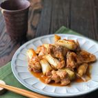 風邪予防に！＊長ねぎと鶏もものガリバタオイスター酢炒め＊