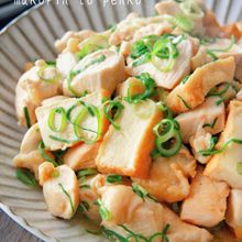 ボリューム満点!節約*鶏むね肉と厚揚げのねぎ塩炒め