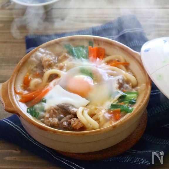 【ごちそううどん】チョンゴル（韓国すき焼き）煮込みうどん