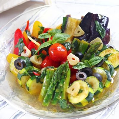 夏野菜の洋風揚げ浸し♡友達に教えたくなる!お店味♡