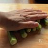 オクラと竹輪の胡麻和えの工程2