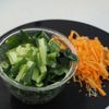 小松菜克服レシピ🥬【給食のビビンバ丼】の工程1