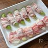 春野菜をもりもり♪【新玉ねぎとスナップえんどうの豚バラ巻き】の工程1
