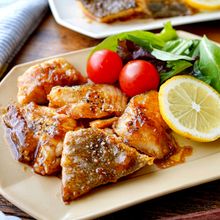 【たらのレモン醤油照り焼き】バターのコクほんのりレモン風味♡