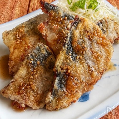 【サバの竜田揚げ】香味だれが旨い