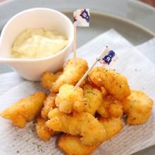 鶏ささみのコンポタフライ