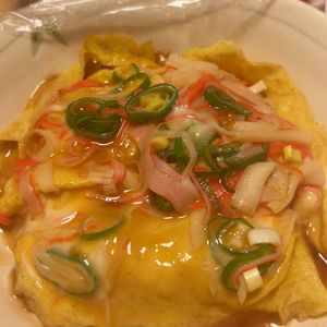 ゆみの作ってみた!投稿(【カニカマ天津飯】とろ〜り餡たっぷり♬︎おてがる中華♬︎)