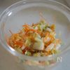 白菜の消費に！【レンチン和風白菜サラダ】の工程2