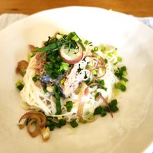10分で！麵つゆいらず・鯖缶とたっぷり薬味のさっぱりそうめん