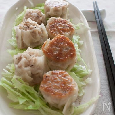 『カリカリ香ばしい。焼き焼売』＃フライパン＃手軽