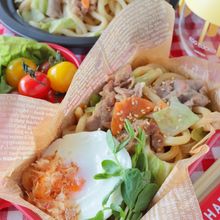 【15分弁当】レンジで簡単！味噌焼きうどん