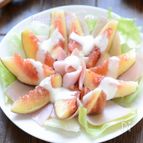 【イチジクとハムのサラダ】甘み塩味をヨーグルトで合わせた絶品