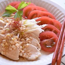 香味旨ダレで食す*サラダチキン*蒸し鶏レンチンだけ