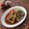 【レンジで簡単！麺なし焼きそば風】高野豆腐の焼きそばソース煮