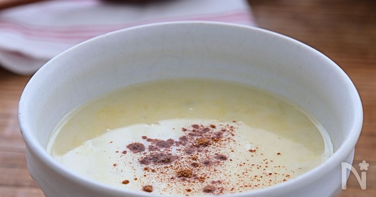 【低温調理で甘い、さつまいものスープ】ミキサー不要！！