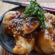簡単♡味付け4つ♡梅風味がたまらない♡鶏ササミの梅てりやき♡