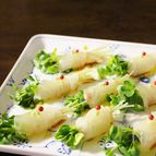 鯛の昆布締めカルパッチョ